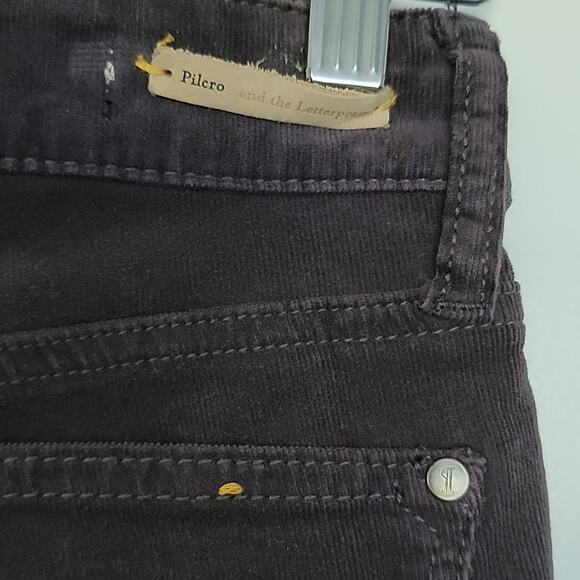 Anthro Pilcro And The Letterpress The Stet Slim Ankle Corduroy Jeans, 25 - Picture 7 of 8